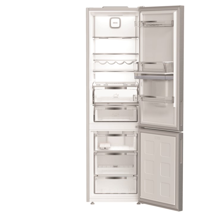 Hotpoint 355 Litre 70/30 Freestanding Fridge Freezer - Dark Inox - Image 4