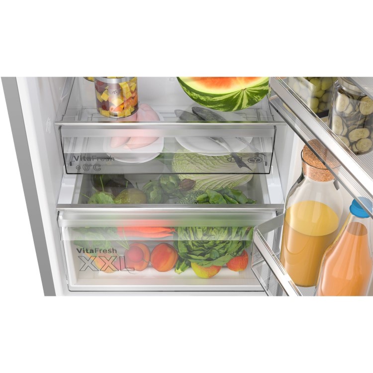Bosch Series 4 321 Litre 60/40 Freestanding Fridge Freezer - Stainless Steel Look - Image 5