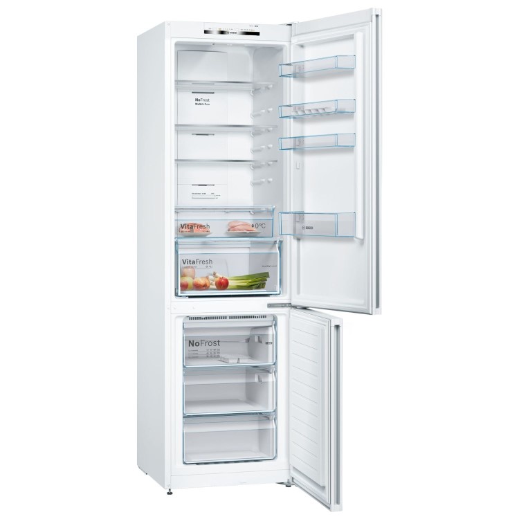 Bosch Series 4 366 Litre 70/30 Freestanding Fridge Freezer - White - Image 2