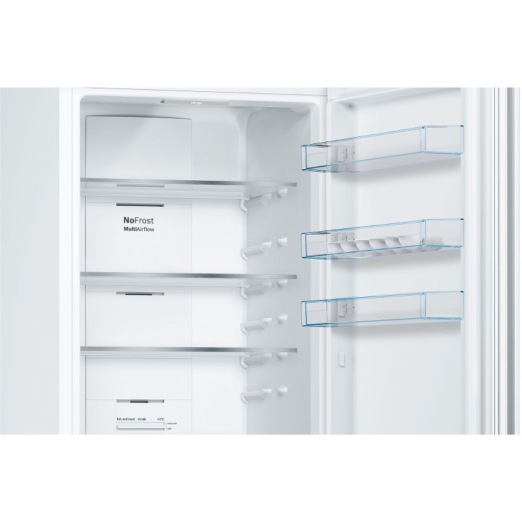 Bosch Series 4 366 Litre 70/30 Freestanding Fridge Freezer - White - Image 4