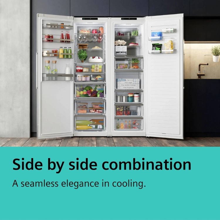 Siemens 402 Litre Freestanding Fridge - Stainless Steel - Image 11