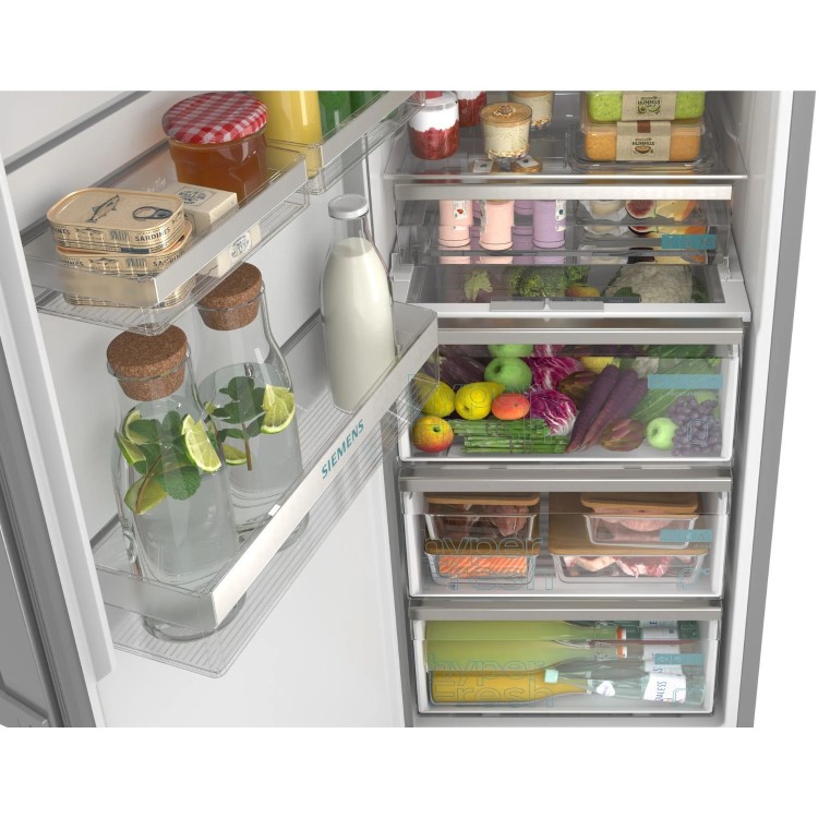 Siemens 402 Litre Freestanding Fridge - Stainless Steel - Image 5