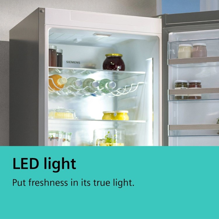 Siemens 402 Litre Freestanding Fridge - Stainless Steel - Image 9