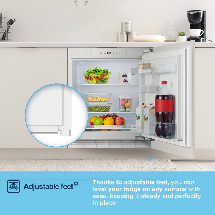 Fridgemaster 138 Litre Integrated Under Counter Fridge - Image 9