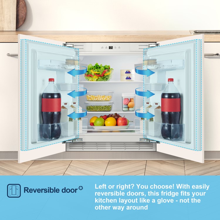 Fridgemaster 138 Litre Integrated Under Counter Fridge - Image 8