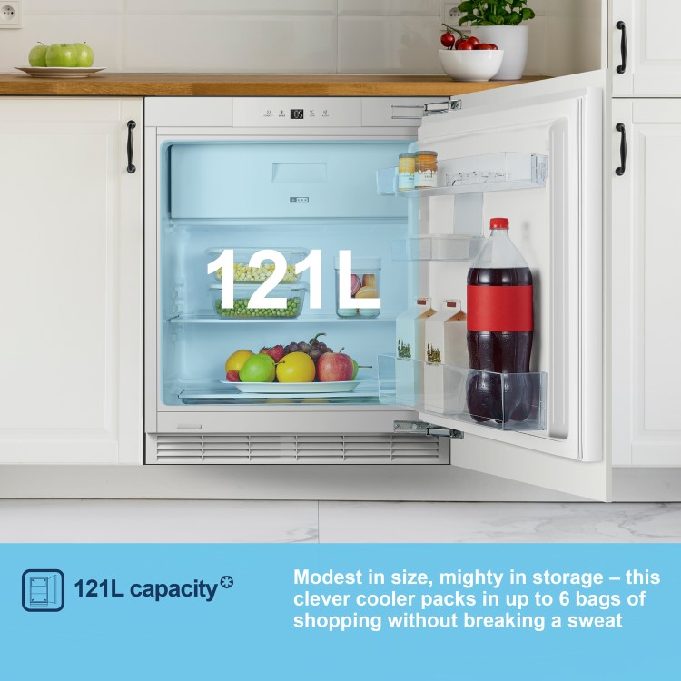 Fridgemaster 104 Litre Integrated Under Counter Fridge - Image 3
