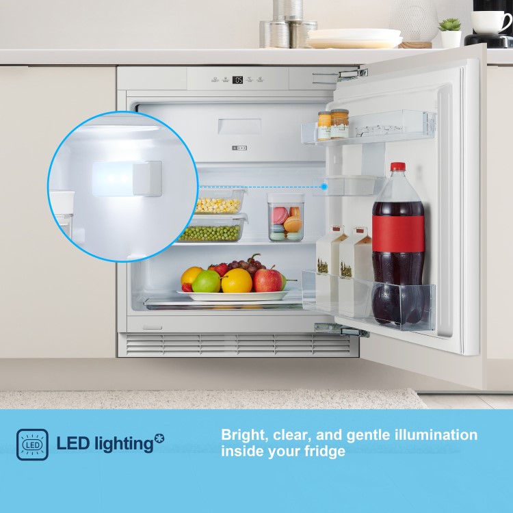 Fridgemaster 104 Litre Integrated Under Counter Fridge - Image 6