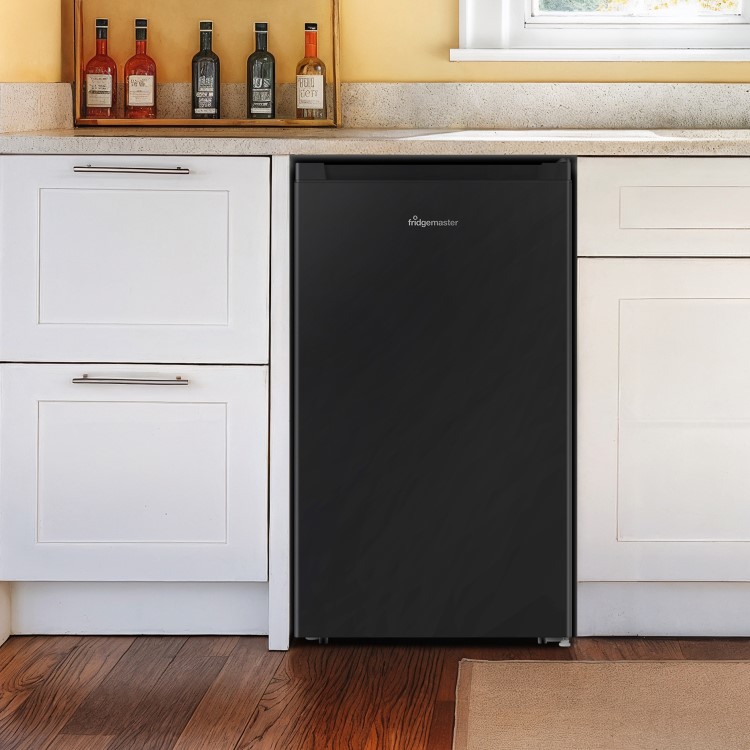 Fridgemaster 92 Litre Freestanding Under Counter Fridge - Black - Image 13