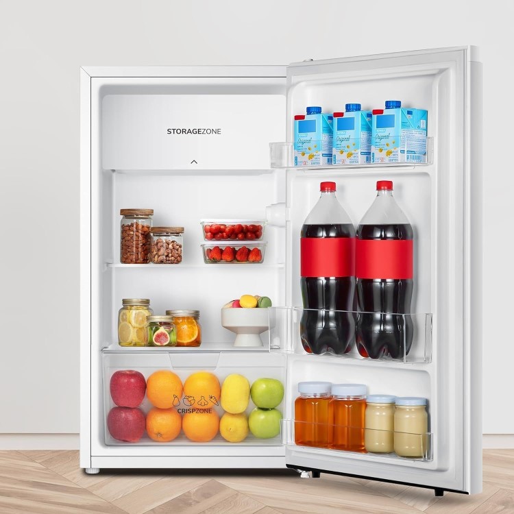 Fridgemaster 75 Litre Freestanding Undercounter Larder Fridge - White - Image 4