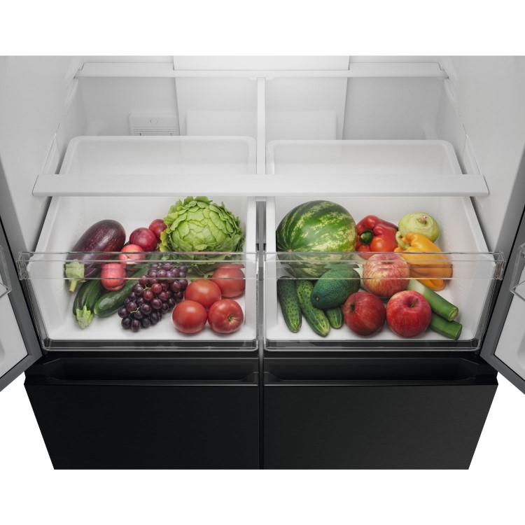 AEG 6000 Series 600 Litre Four Door American Fridge Freezer - Black - Image 5