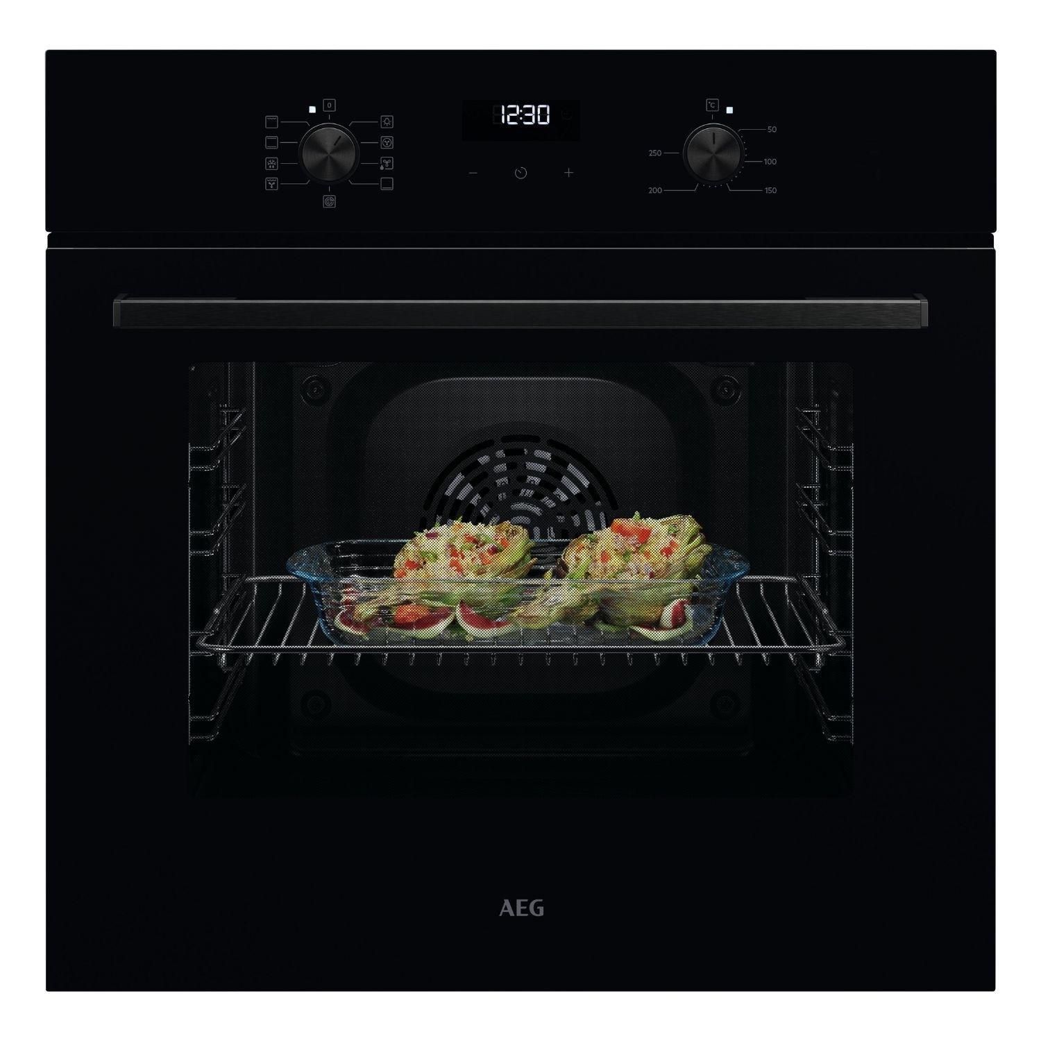 AEG 5000 Series OU5AB20CK Electric Single Oven - Black
