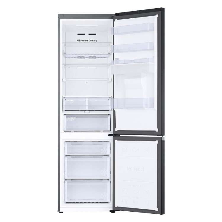 Samsung Series 6 386 Litre 70/30 Freestanding Fridge Freezer - Black - Image 5