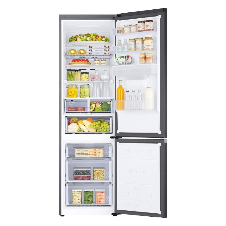 Samsung Series 6 386 Litre 70/30 Freestanding Fridge Freezer - Black - Image 8