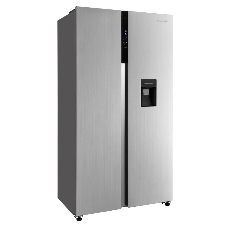Russell Hobbs 439 Litre Side-By-Side American Fridge Freezer - Stainless Steel - Image 2