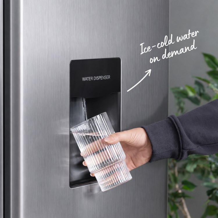 Russell Hobbs 439 Litre Side-By-Side American Fridge Freezer - Stainless Steel - Image 6