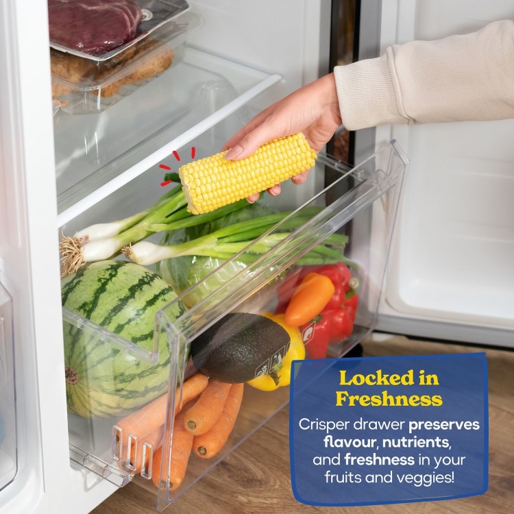 Russell Hobbs 439 Litre Side-By-Side American Fridge Freezer - Stainless Steel - Image 9