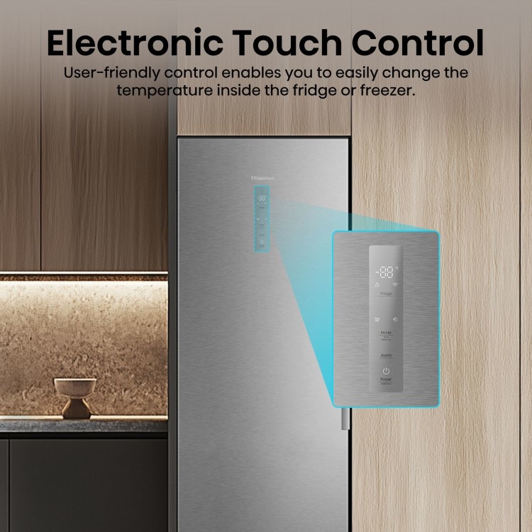 Hisense KitchenFit 372 Litre Tall Freestanding Larder Fridge - Silver - Image 13