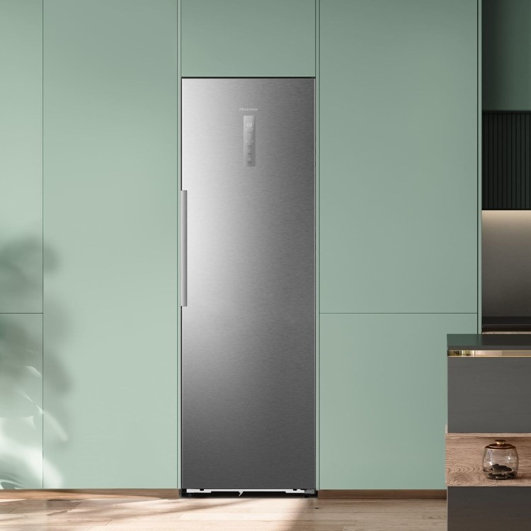 Hisense KitchenFit 372 Litre Tall Freestanding Larder Fridge - Silver - Image 17
