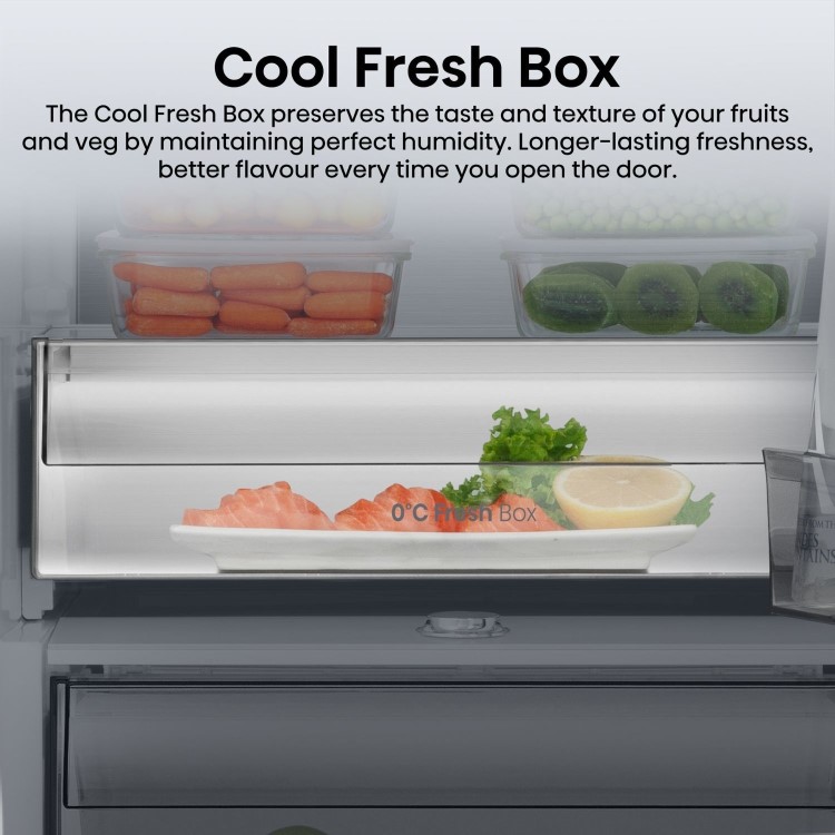 Hisense KitchenFit 372 Litre Tall Freestanding Larder Fridge - Silver - Image 7