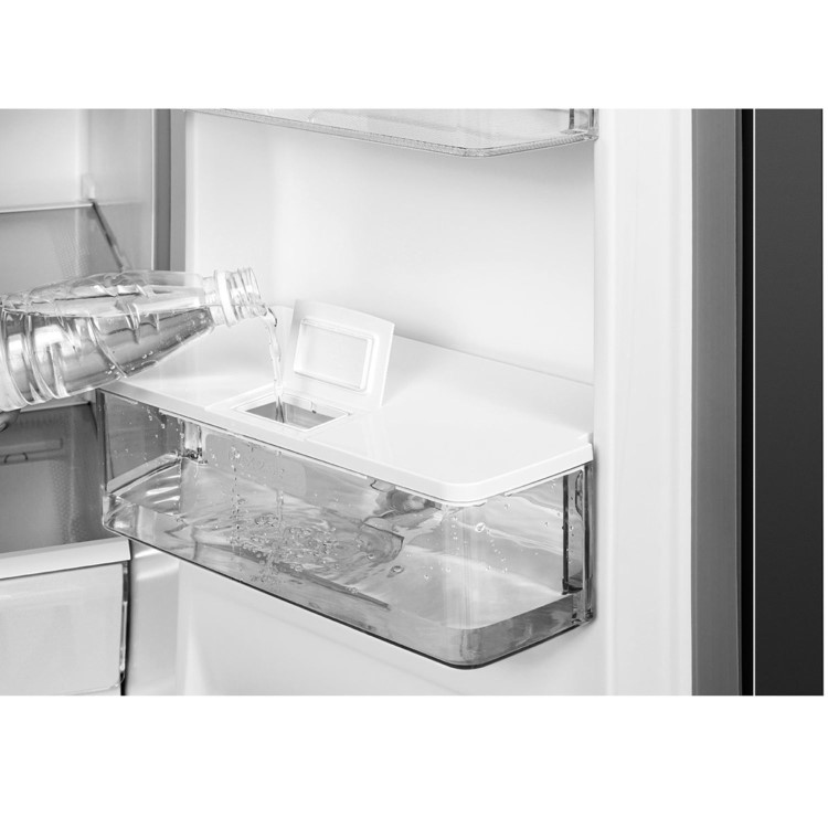 TCL 466 Litre Four Door American Fridge Freezer with Water Dispenser - Dark Silver - Image 8