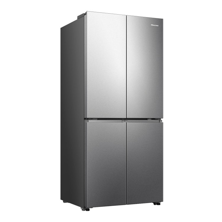 Hisense PureFlat 483L Four Door American Fridge Freezer - Stainless Steel - Image 3
