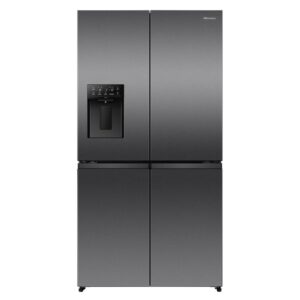 Hisense PureFlex 640 Litre Four Door American Fridge Freezer - Silver