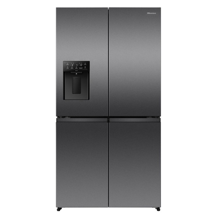 Hisense PureFlex 640 Litre Four Door American Fridge Freezer - Silver