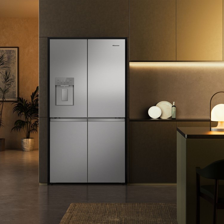 Hisense PureFlex 640 Litre Four Door American Fridge Freezer - Stainless Steel - Image 16