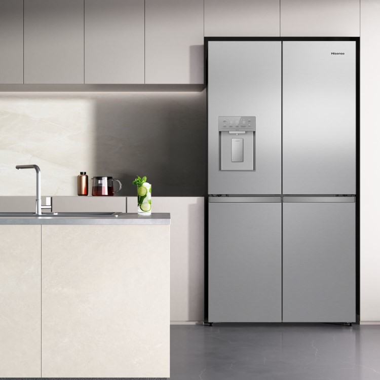 Hisense PureFlex 640 Litre Four Door American Fridge Freezer - Stainless Steel - Image 17