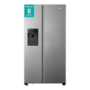 Hisense 562 Litre Freestanding American Fridge Freezer - Stainless Steel