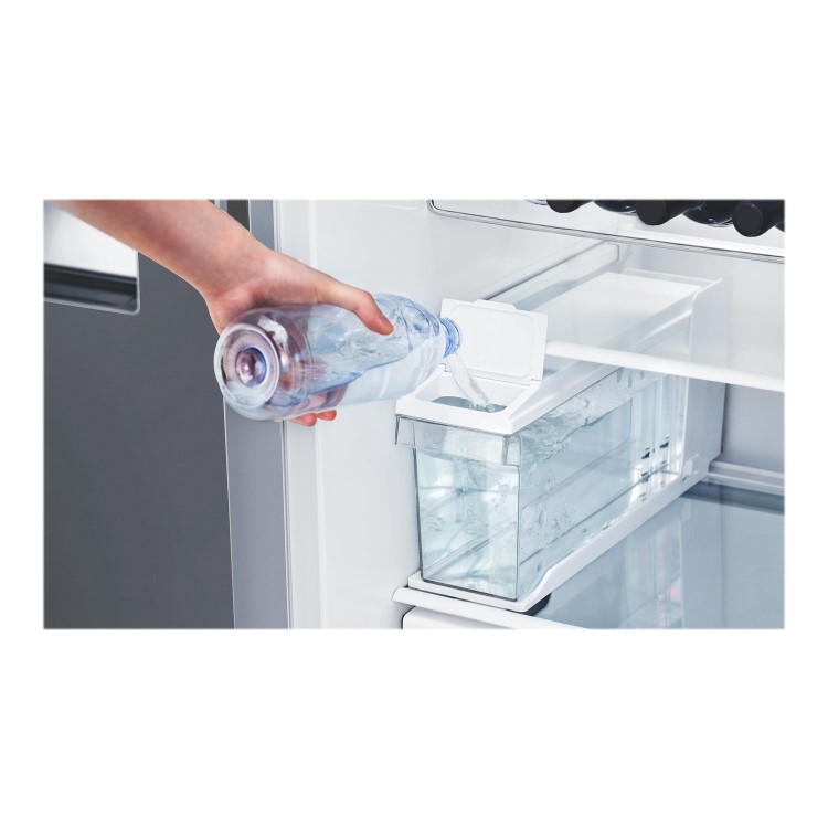 Hisense 562 Litre Freestanding American Fridge Freezer - Stainless Steel - Image 9