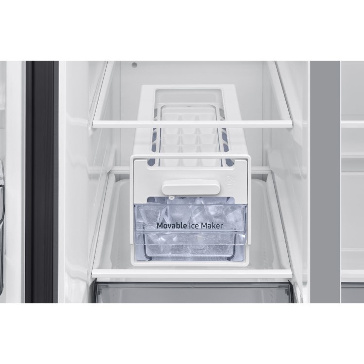 Samsung Series 7 634 Litre Side-By-Side American Fridge Freezer - Silver - Image 3