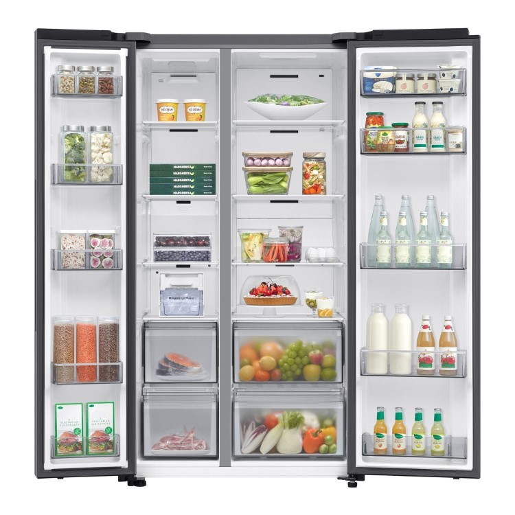 Samsung Series 7 634 Litre Side-By-Side American Fridge Freezer - Silver - Image 4