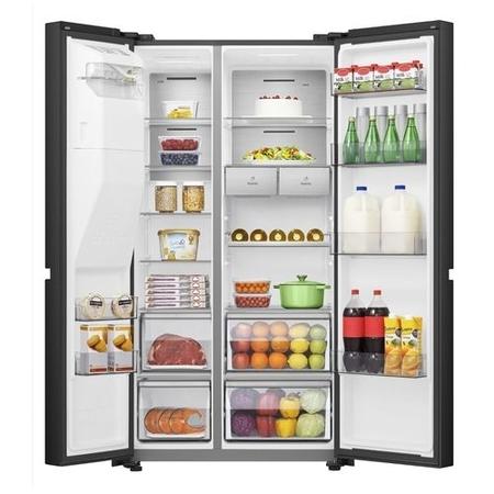 Hisense Pureflat Infinite 632 Litre Side-by-Side American Fridge Freezer - Black - Image 10