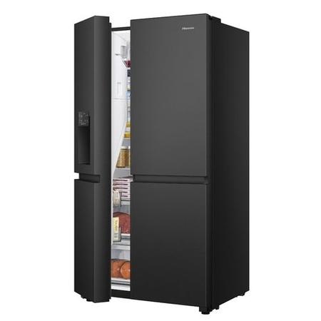 Hisense Pureflat Infinite 632 Litre Side-by-Side American Fridge Freezer - Black - Image 5