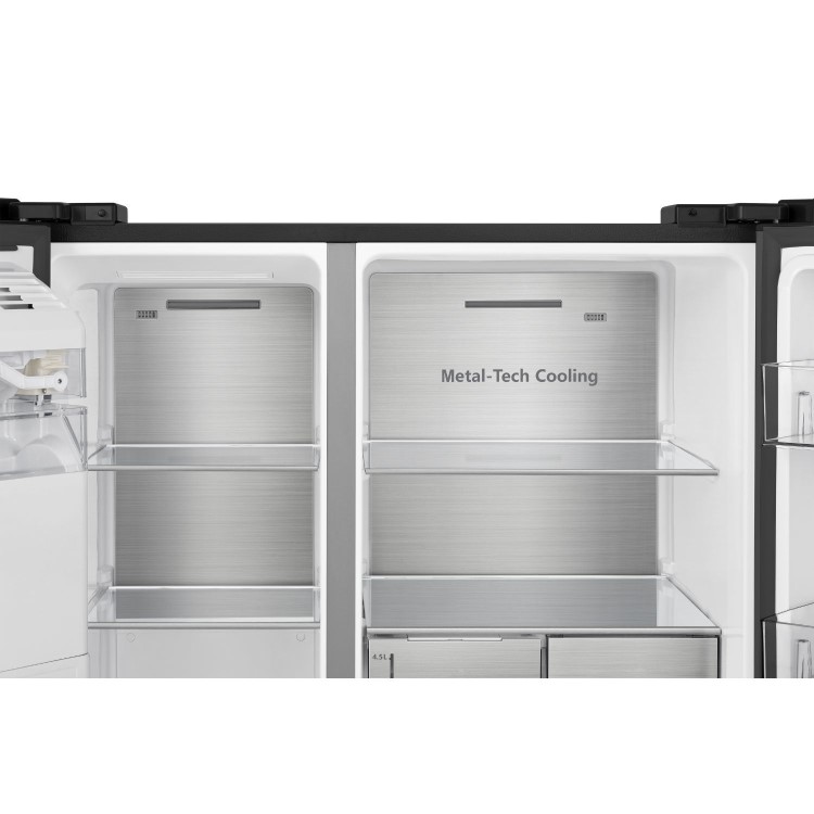 Hisense 632 Litre Side-By-Side American Fridge Freezer - Black - Image 8