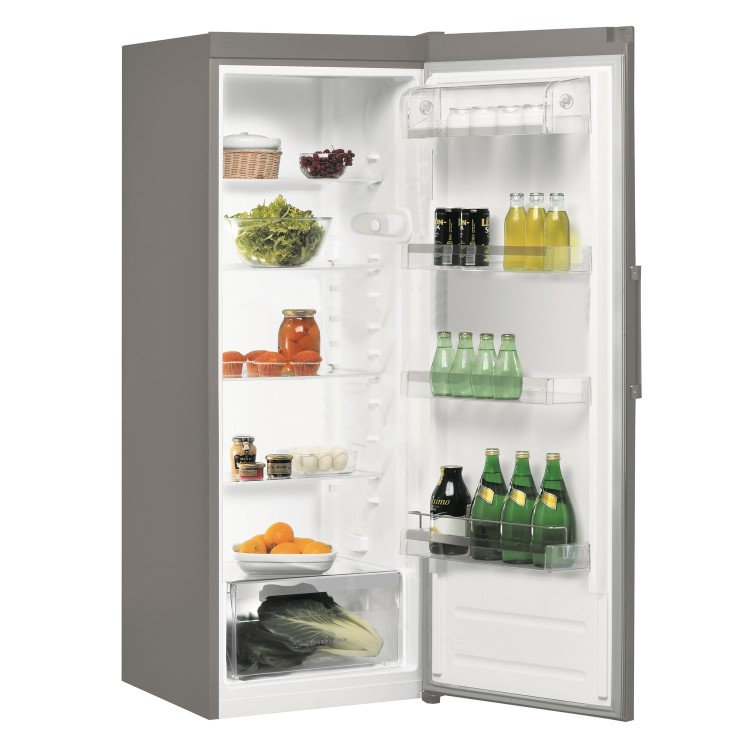 Indesit 323 Litre Freestanding Larder Fridge - Silver - Image 2