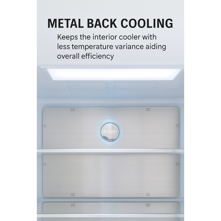 Tesla 529 Litres French Style American Fridge Freezer - Inox - Image 11