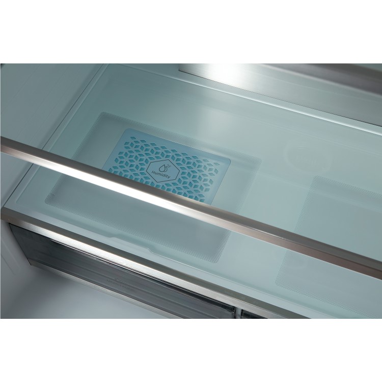 Tesla 563 Litres Four Door American Fridge Freezer - Black - Image 6