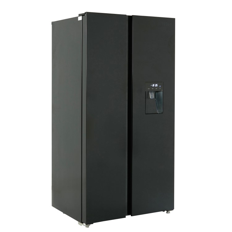 Tesla 582 Litre Side-By-Side American Fridge Freezer - Black - Image 2