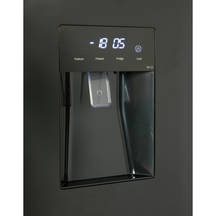 Tesla 582 Litre Side-By-Side American Fridge Freezer - Black - Image 5