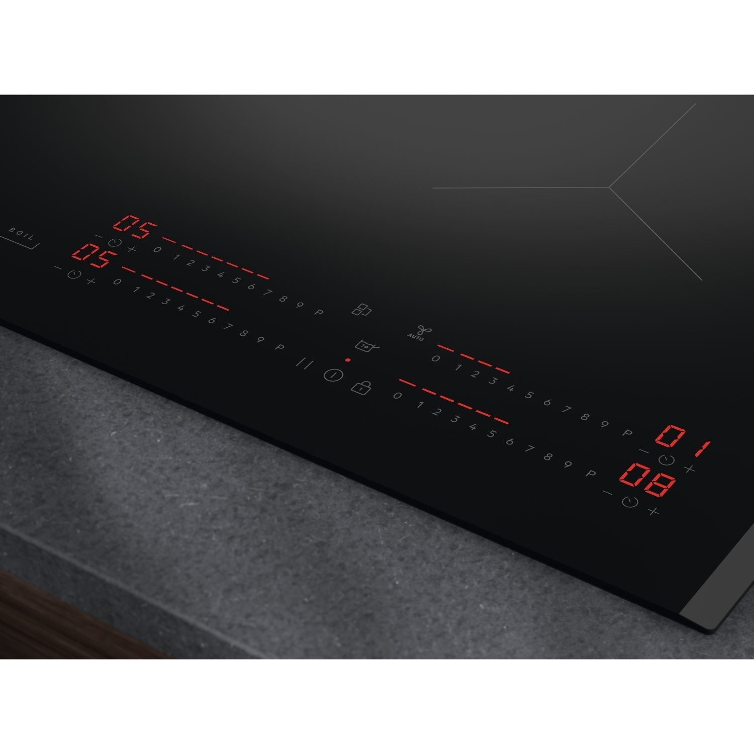 AEG 7000 Series 80cm 4 Zone Induction Hob - Image 3