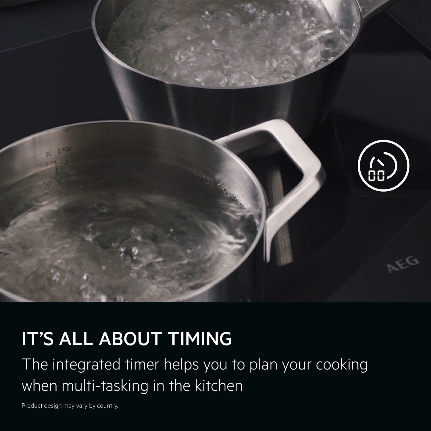 AEG 5000 Series 80cm 4 Zone Induction Hob - Image 9