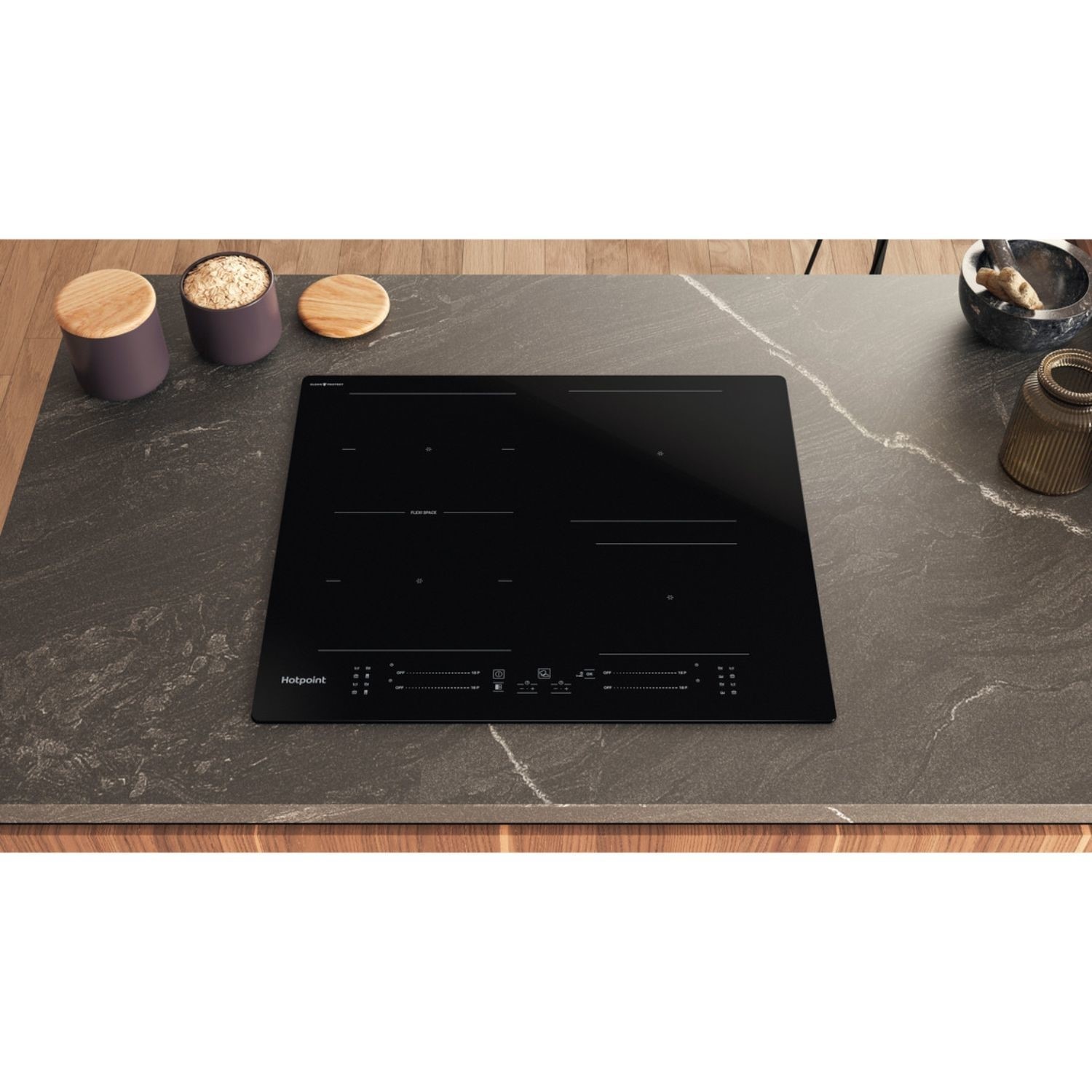 Hotpoint CleanProtect 59cm 4 Zone Induction Hob with Flexi Space - Image 10