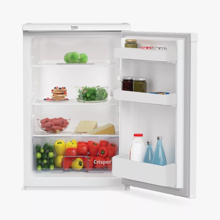 Beko 128 Litre Freestanding Under Counter Larder Fridge - White - Image 3
