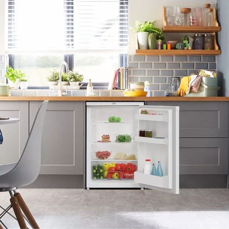 Beko 128 Litre Freestanding Under Counter Larder Fridge - White - Image 5