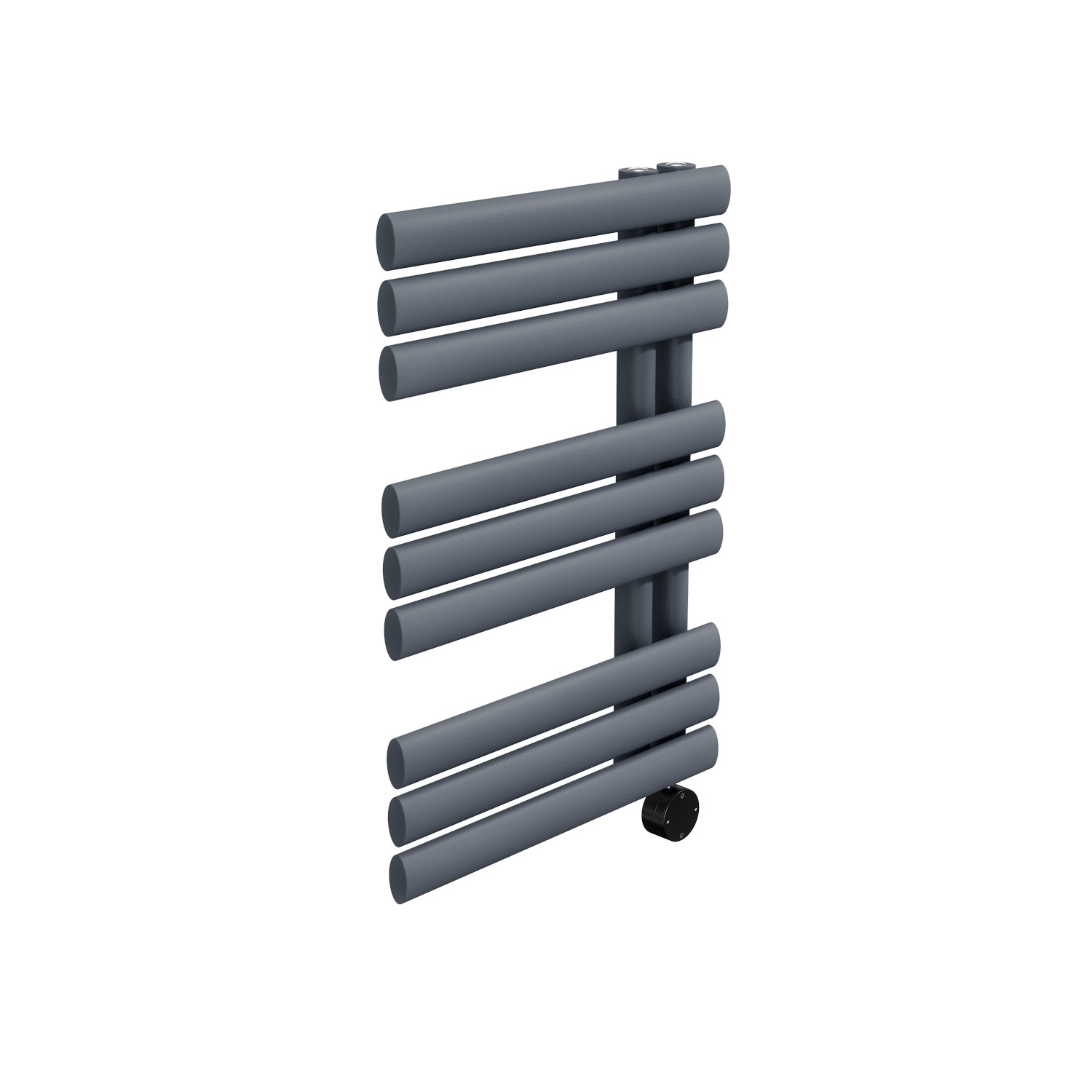 Anthracite Smart Electric Towel Radiator with Wi-Fi Thermostat - 600W - H650xW450mm - Bathroom Safe - Image 2
