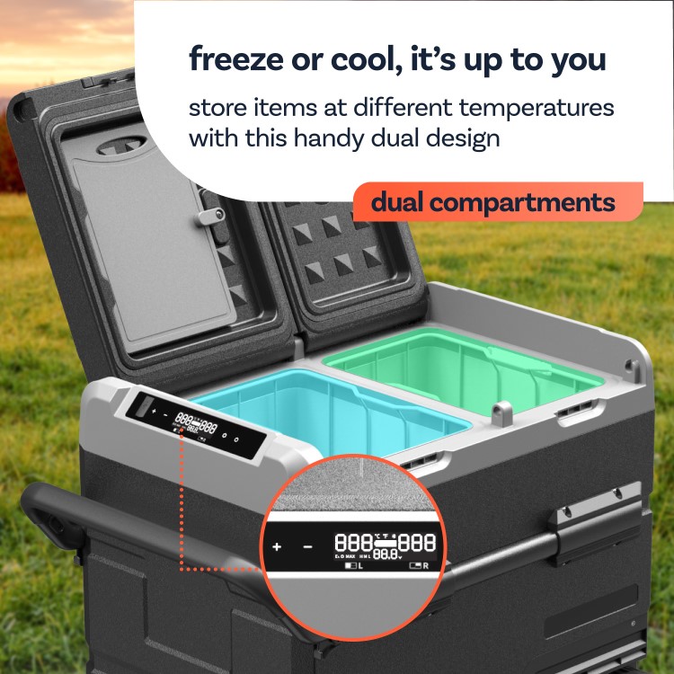 electriQ 55 Litre Portable Compressor Car Fridge Freezer - Image 15