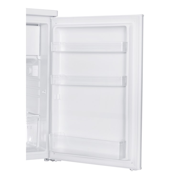 electriQ 109 Litre Freestanding Under Counter Fridge with Ice Box - White - Image 5