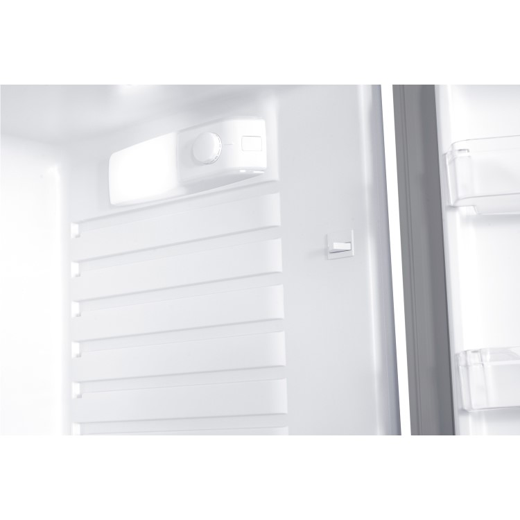 electriQ 127 Litre Freestanding Under Counter Larder Fridge - Silver - Image 6